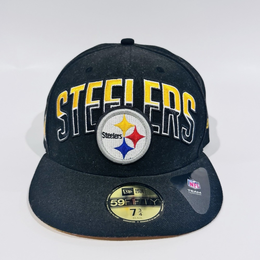 NFL Draft Pittsburg Steelers New Era 59Fifty 7 3/4 Embroidered Hat Cap